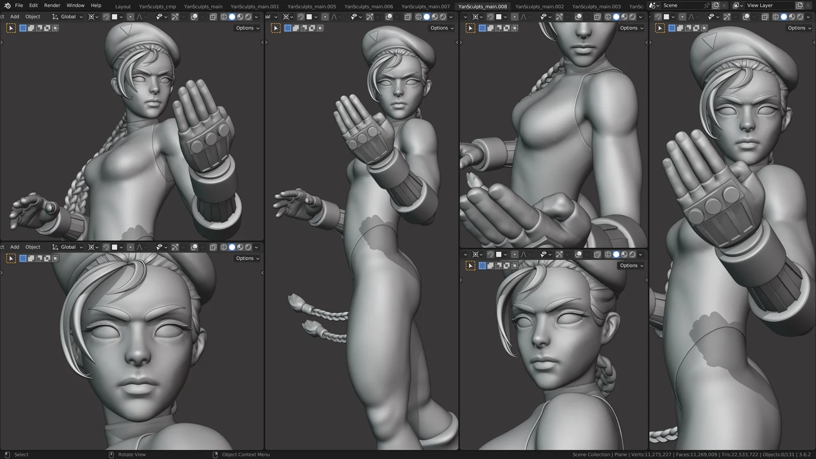 Cammy Character Creation Process screenshot 4