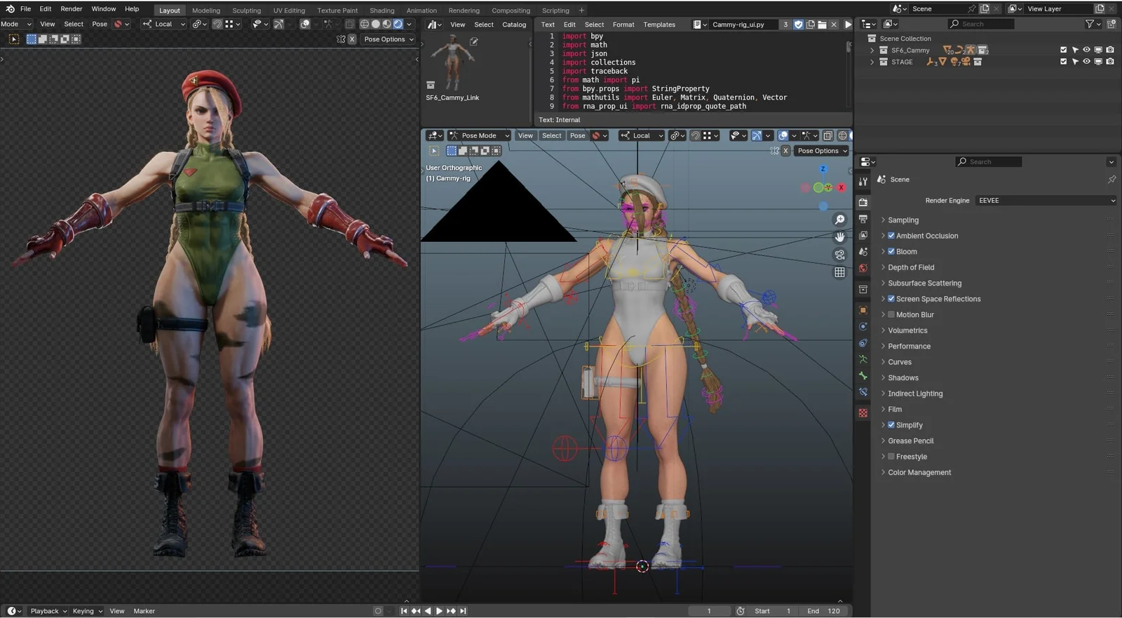 Cammy SF6 Rig screenshot 2