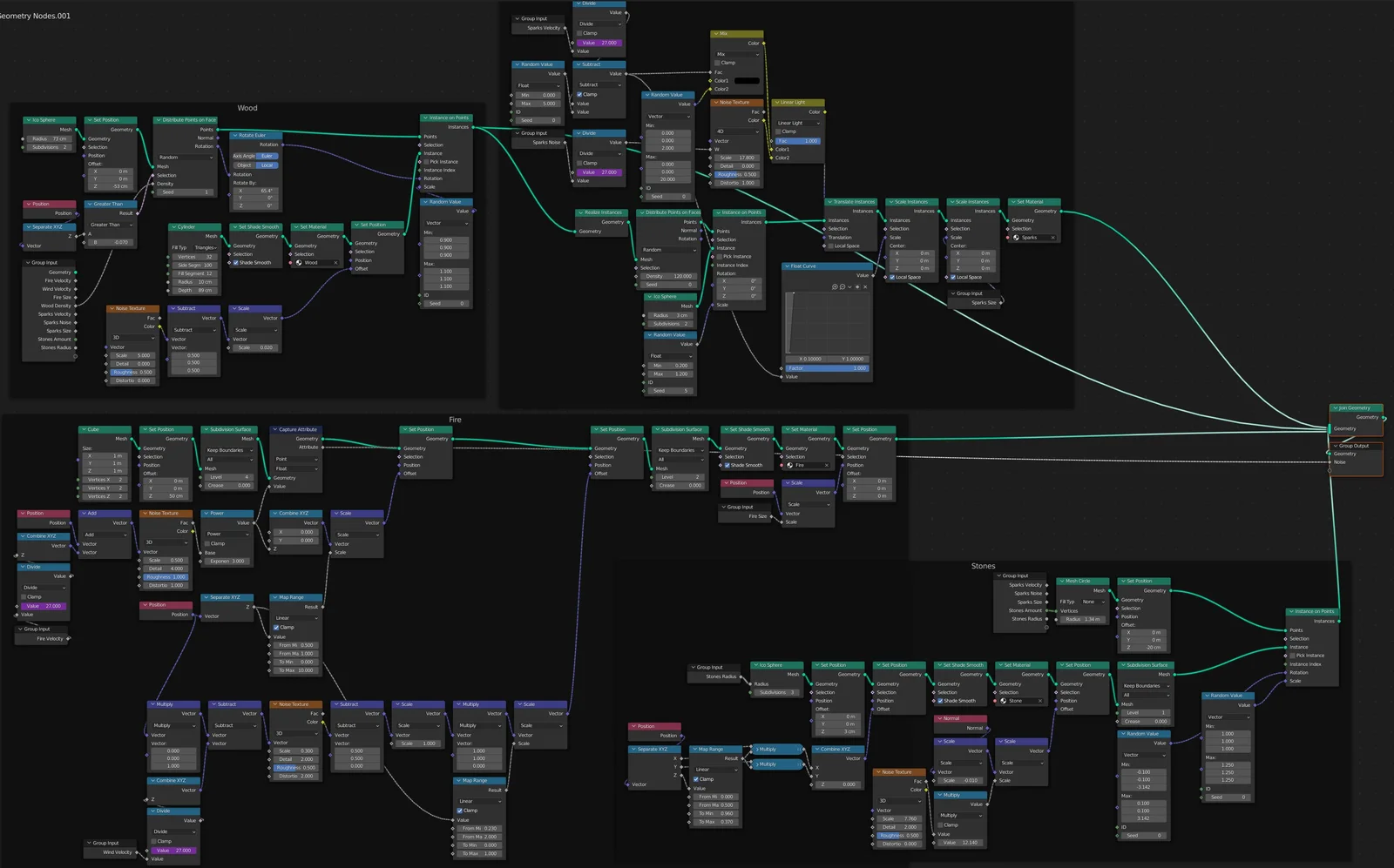 Procedural Camp Fire screenshot 3