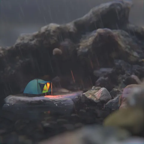 Camping Scene - Blender scenes