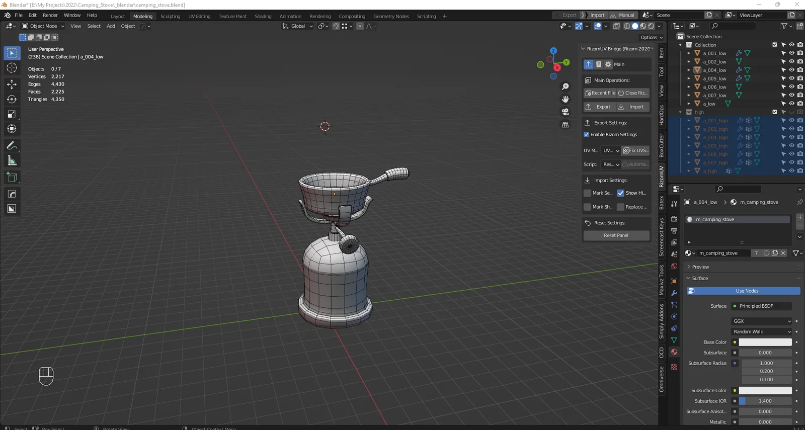 Stylized Camping Stove screenshot 2