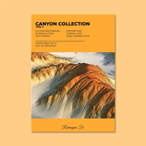 Canyon Collection Vol 1 - Blender textures & materials