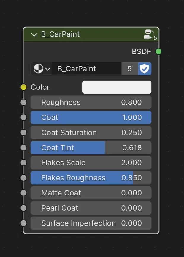 Car Paint Shader screenshot 2