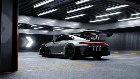 Car Park Scene - Blender scenes