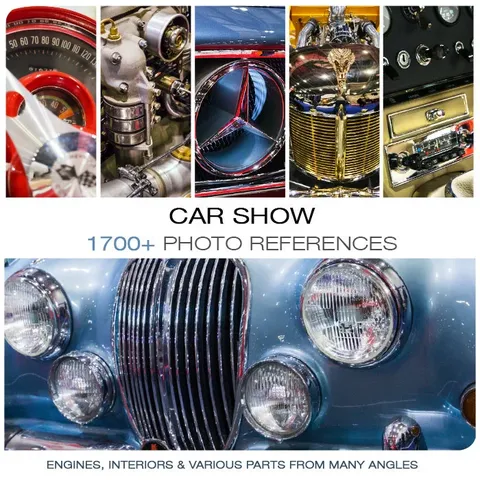 Car Show - Blender textures & materials