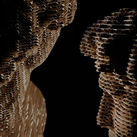 Cardboard Builder - Blender geometry nodes