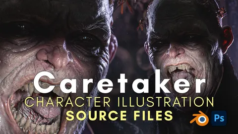 Caretaker Source Files - Blender 3d models