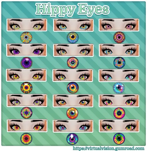 Carnival Eye Pack - Blender textures & materials