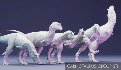 Carnotaurus Models - Blender 3d models