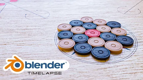 Carrom Board - Blender scenes