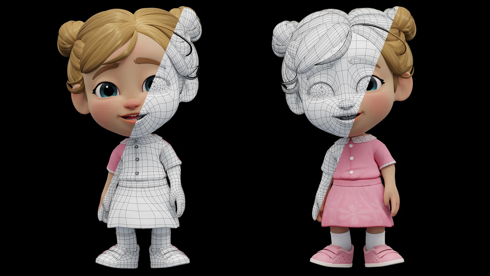 Cartoon 3D Baby Girl screenshot 6