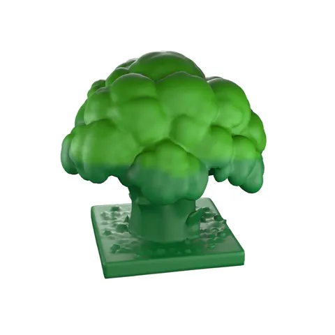 Cartoon Broccoli 2 - Blender 3d models