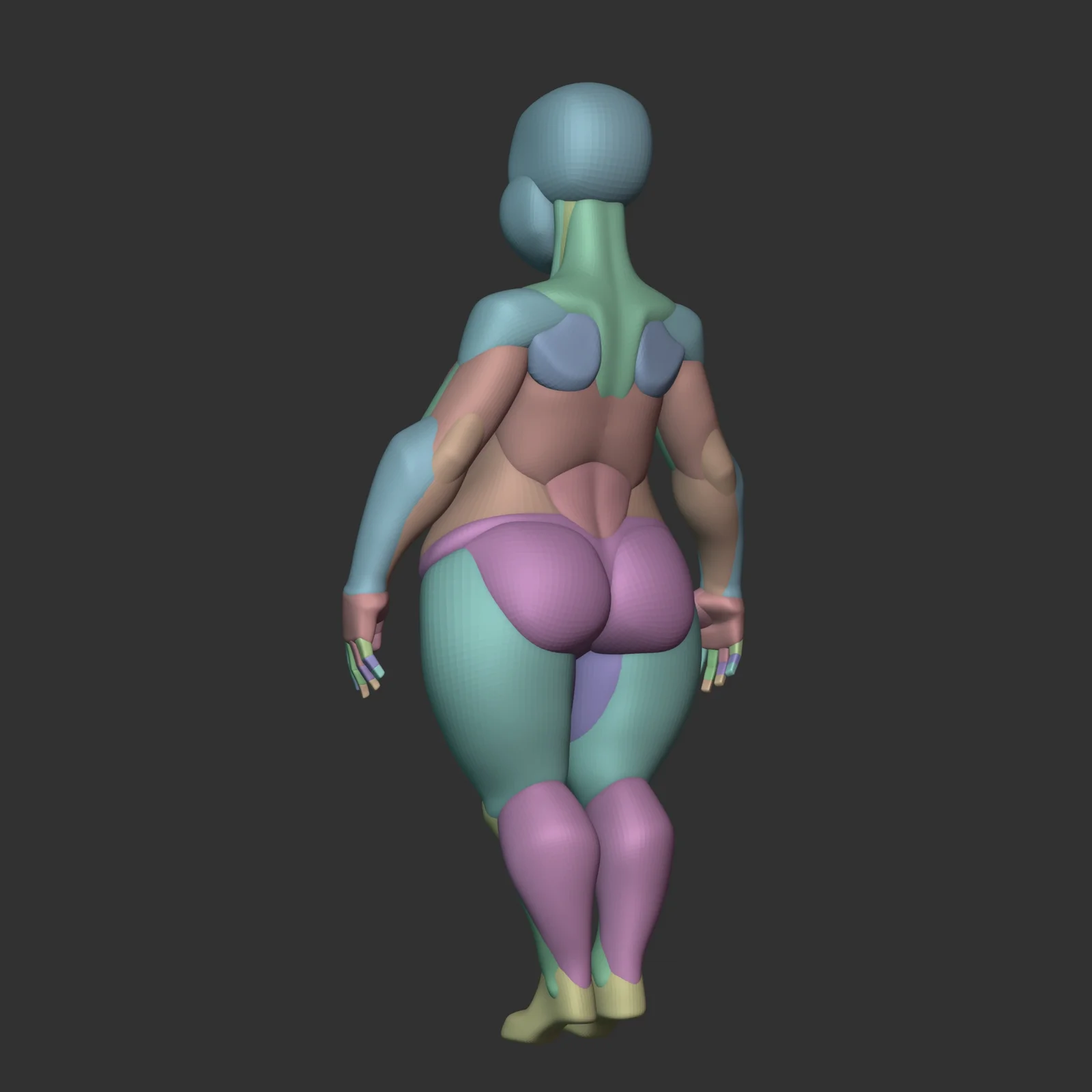 Cartoon Chubby Female Blockout screenshot 6