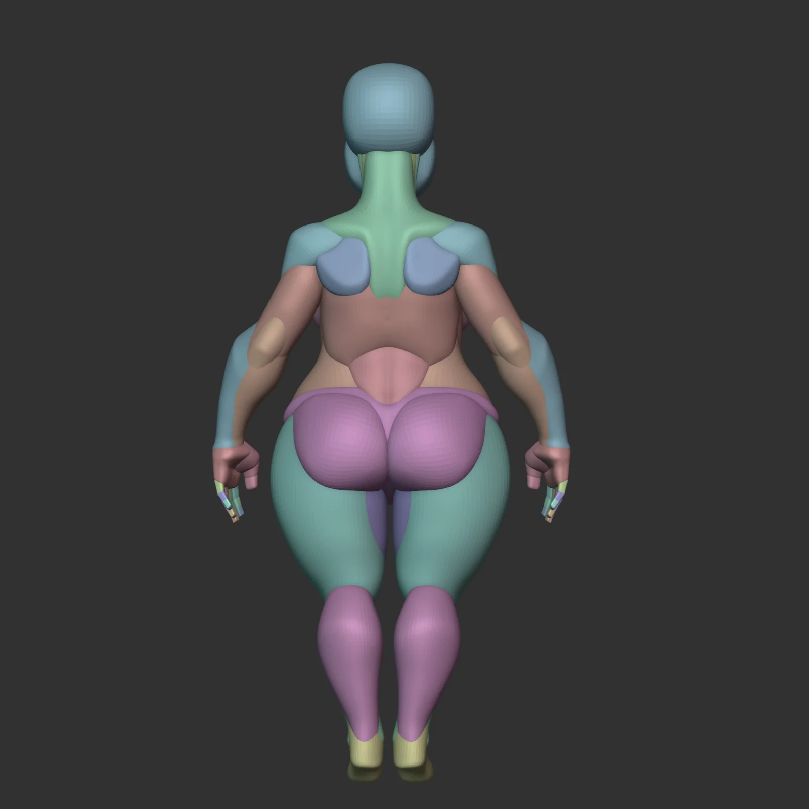 Cartoon Chubby Female Blockout screenshot 7