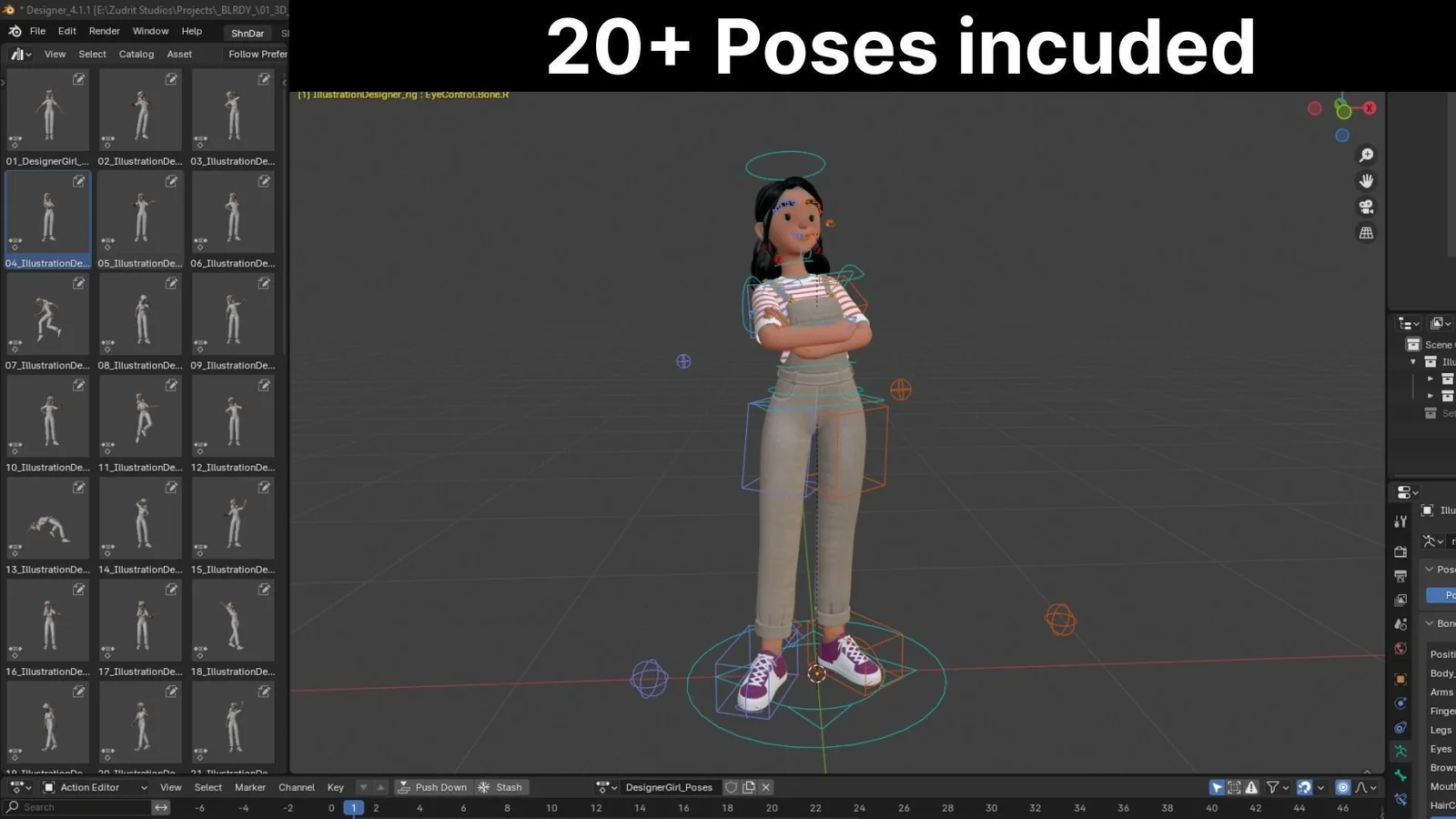 Cartoon Designer Girl screenshot 2