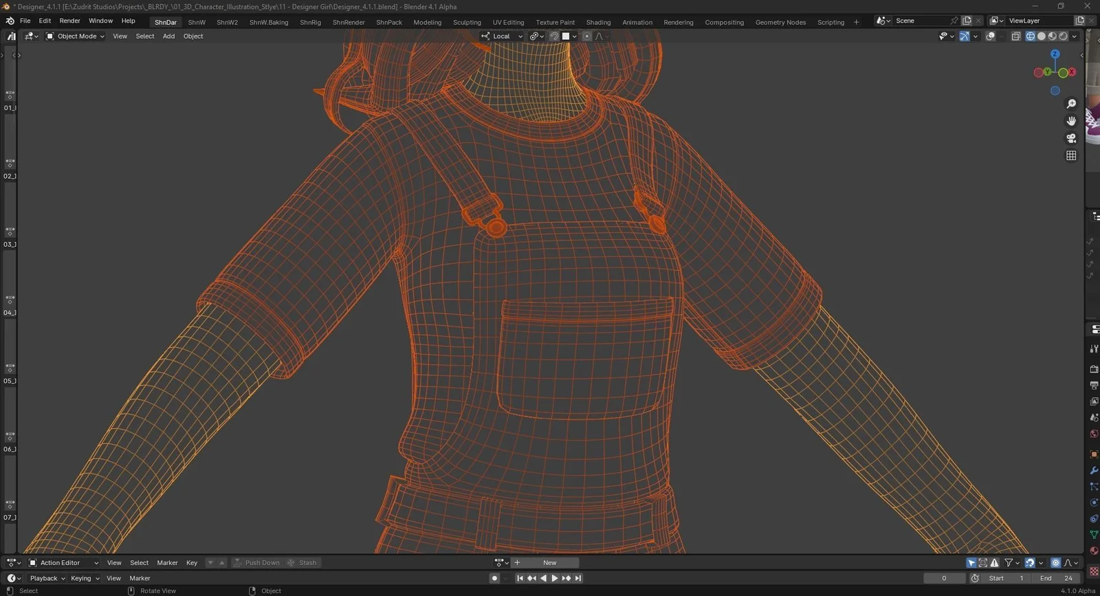 Cartoon Designer Girl screenshot 8