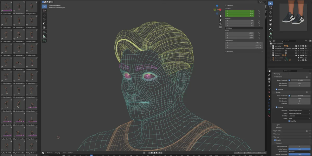 Cartoon Fitness Man screenshot 5