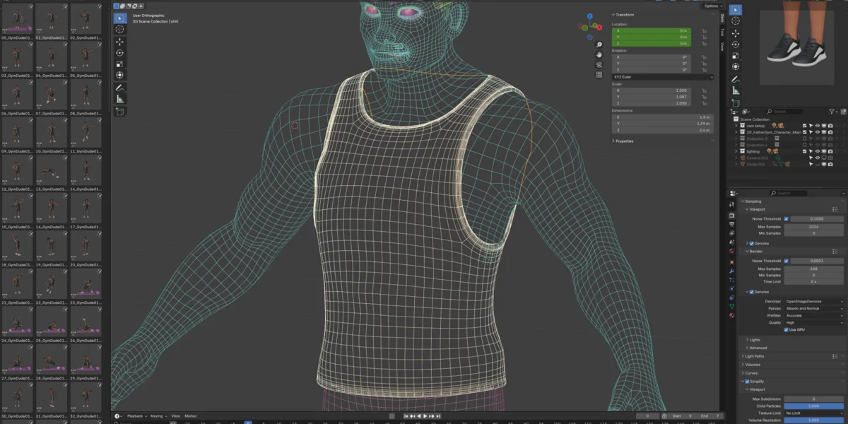 Cartoon Fitness Man screenshot 6