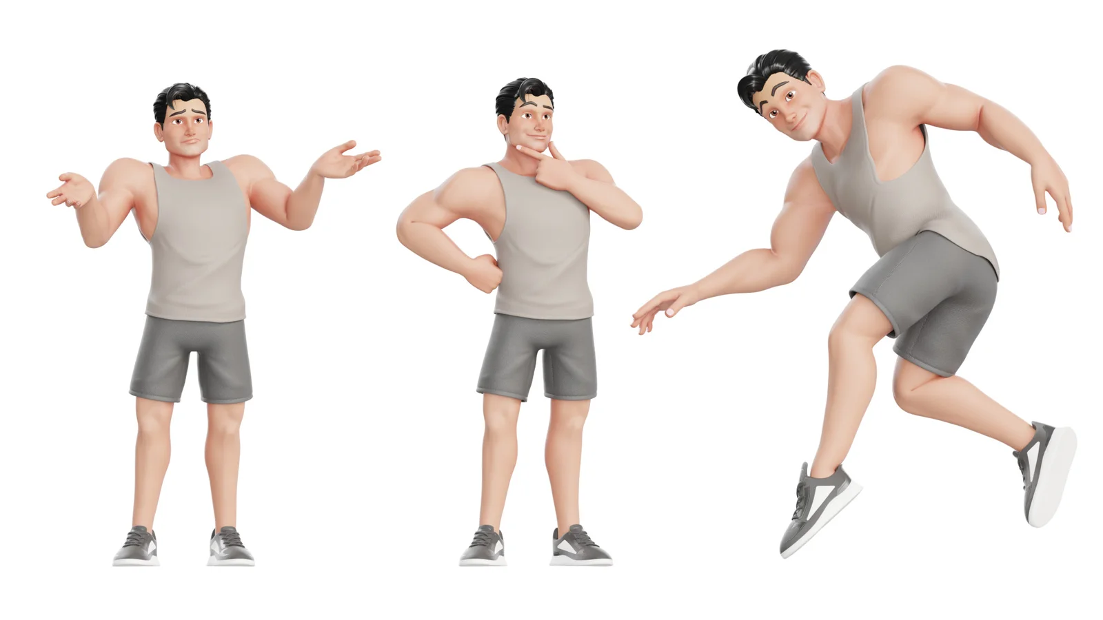 Cartoon Fitness Man screenshot 7