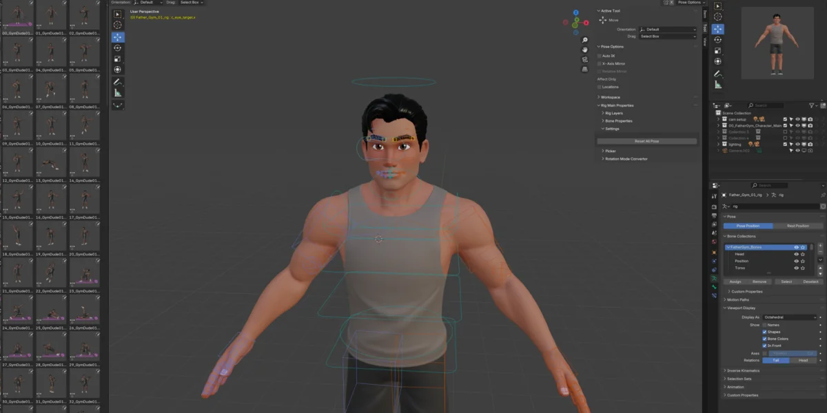 Cartoon Fitness Man screenshot 8