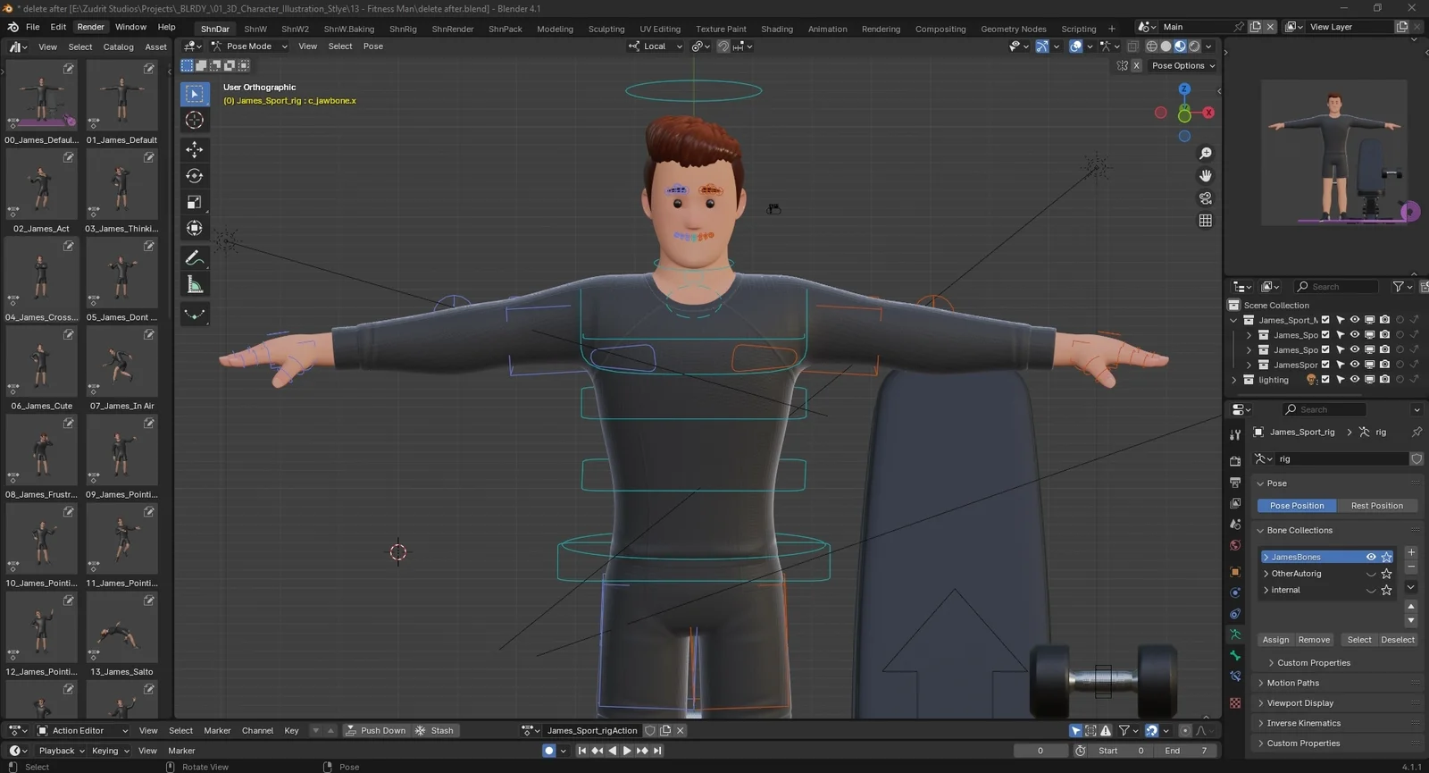 Cartoon Fitness Man screenshot 5