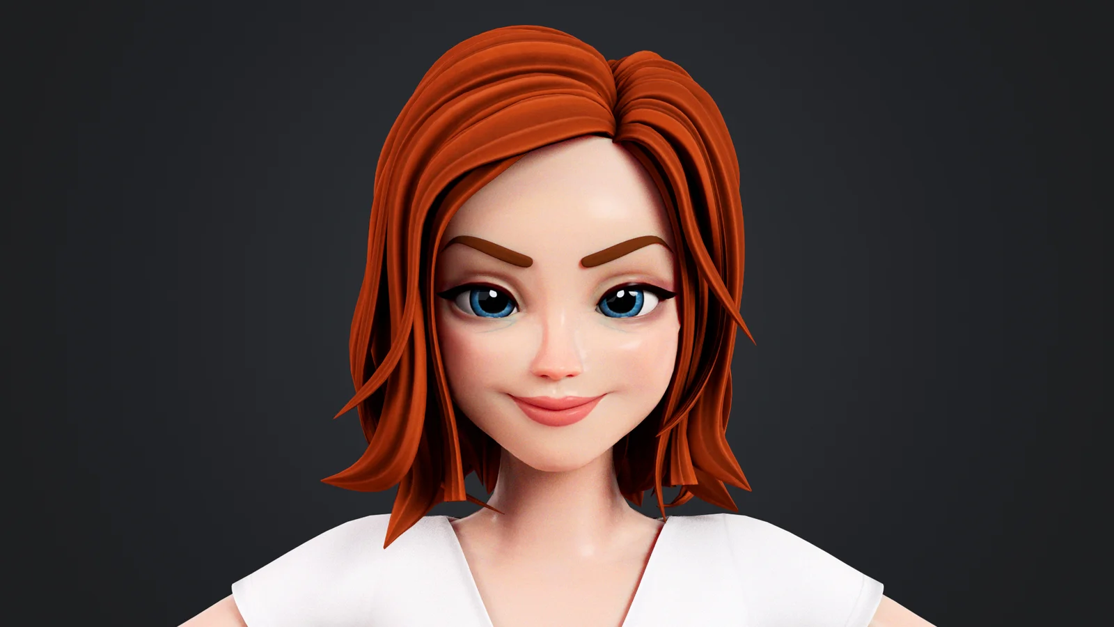 Cartoon Girl Rigged screenshot 6