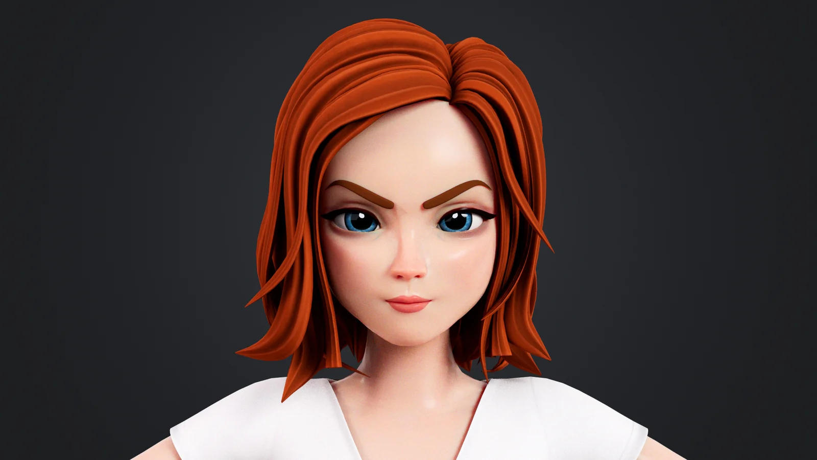 Cartoon Girl Rigged screenshot 7