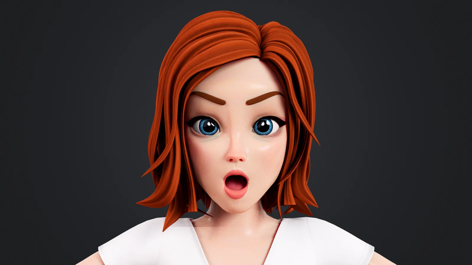 Cartoon Girl Rigged screenshot 8