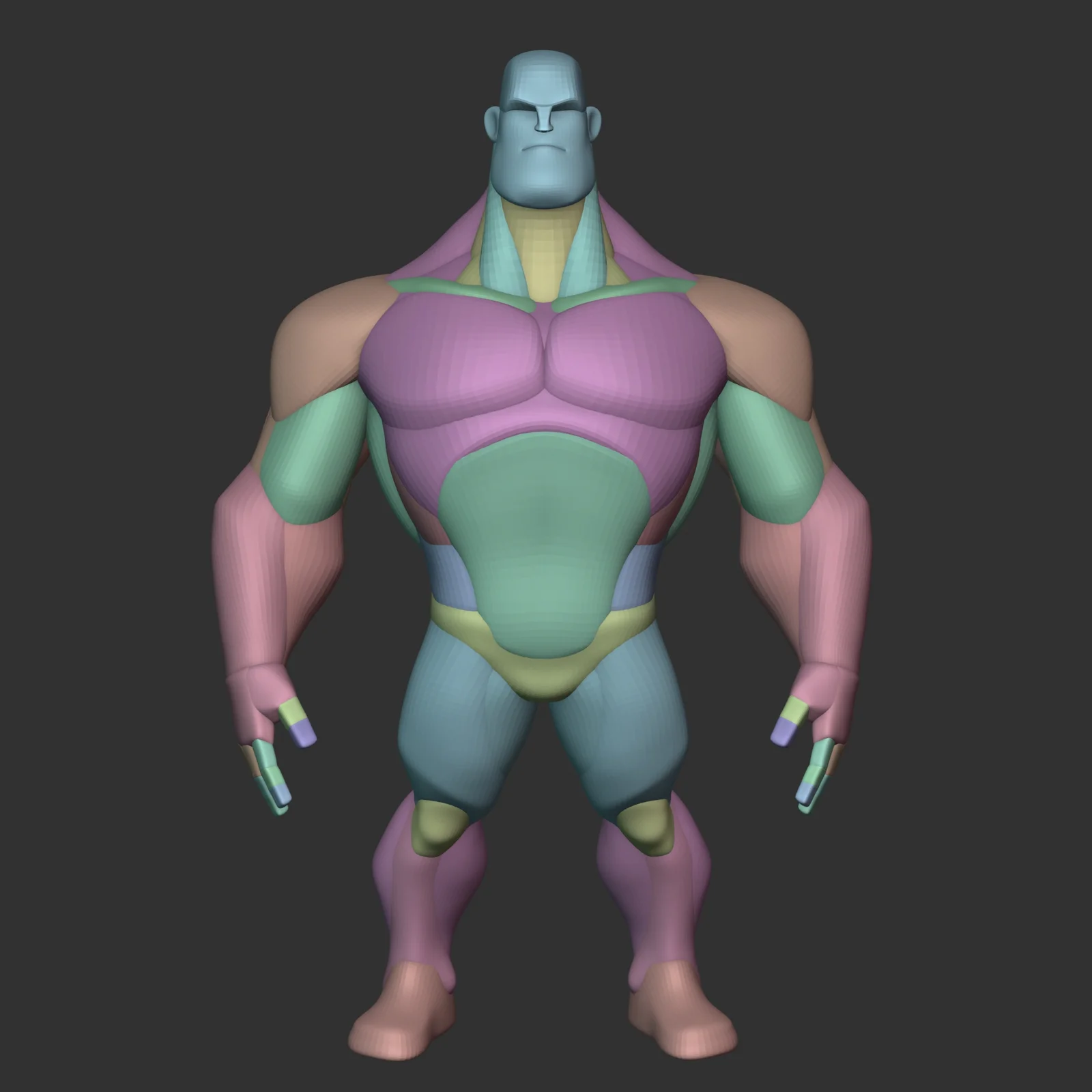 Cartoon Hero Blockout screenshot 2