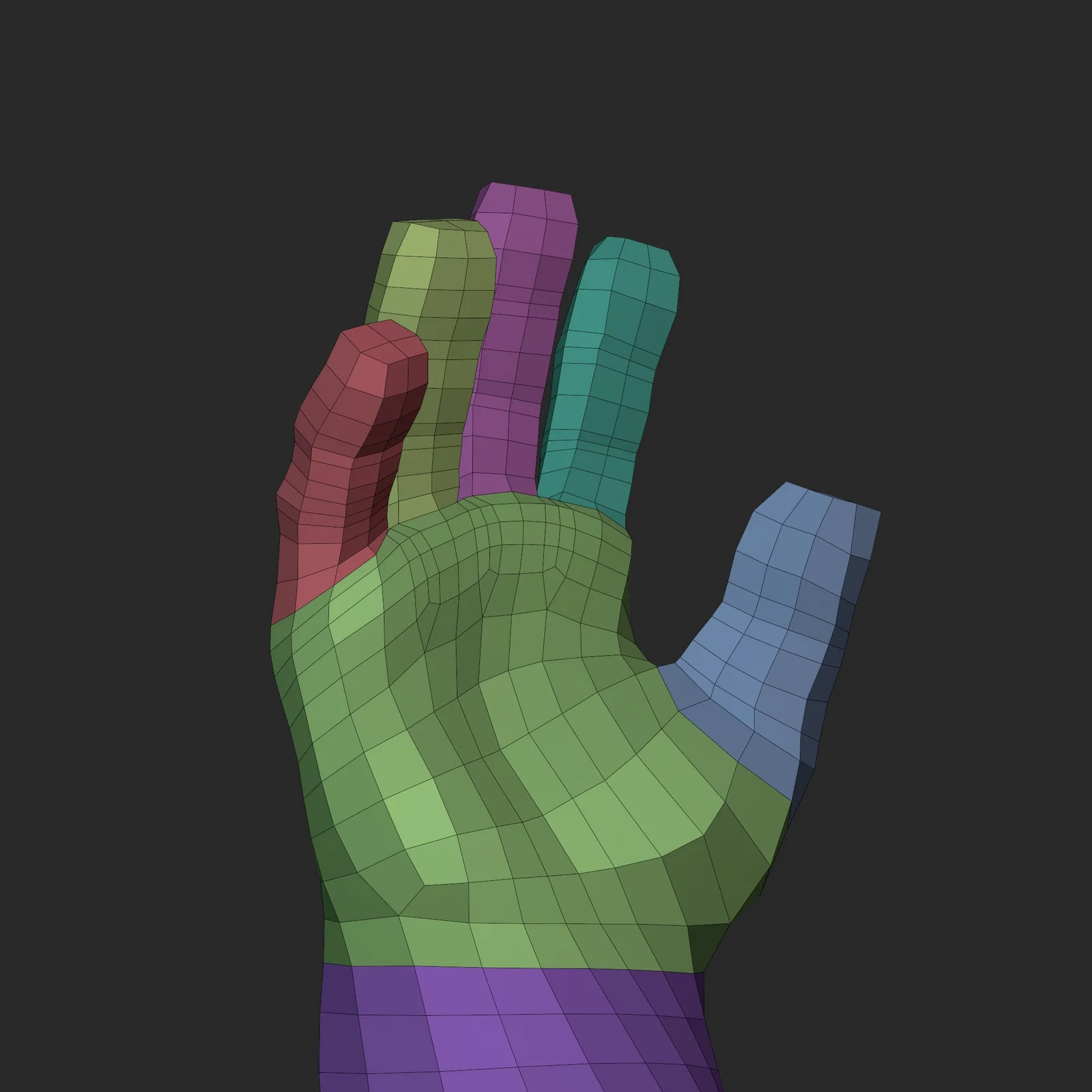 Cartoon Hero Lowpoly Basemesh screenshot 8