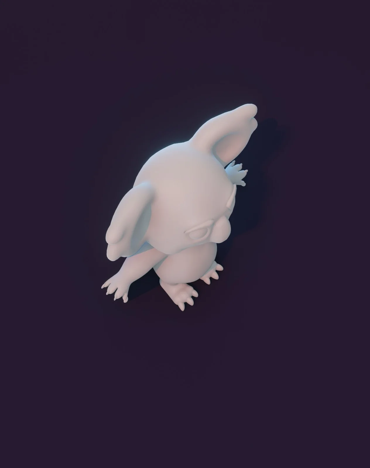 Cartoon Koala Rigged Base Mesh screenshot 6