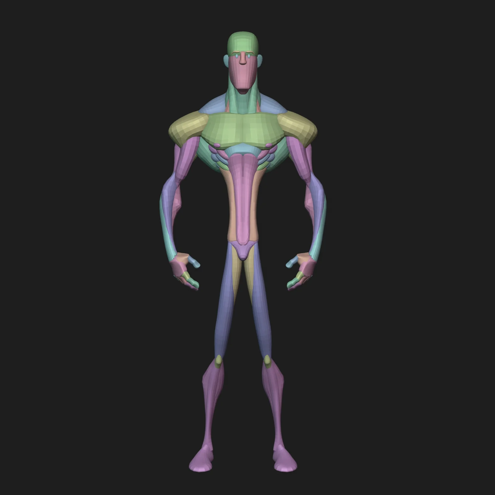 Cartoon Male Anatomy Blockout screenshot 3