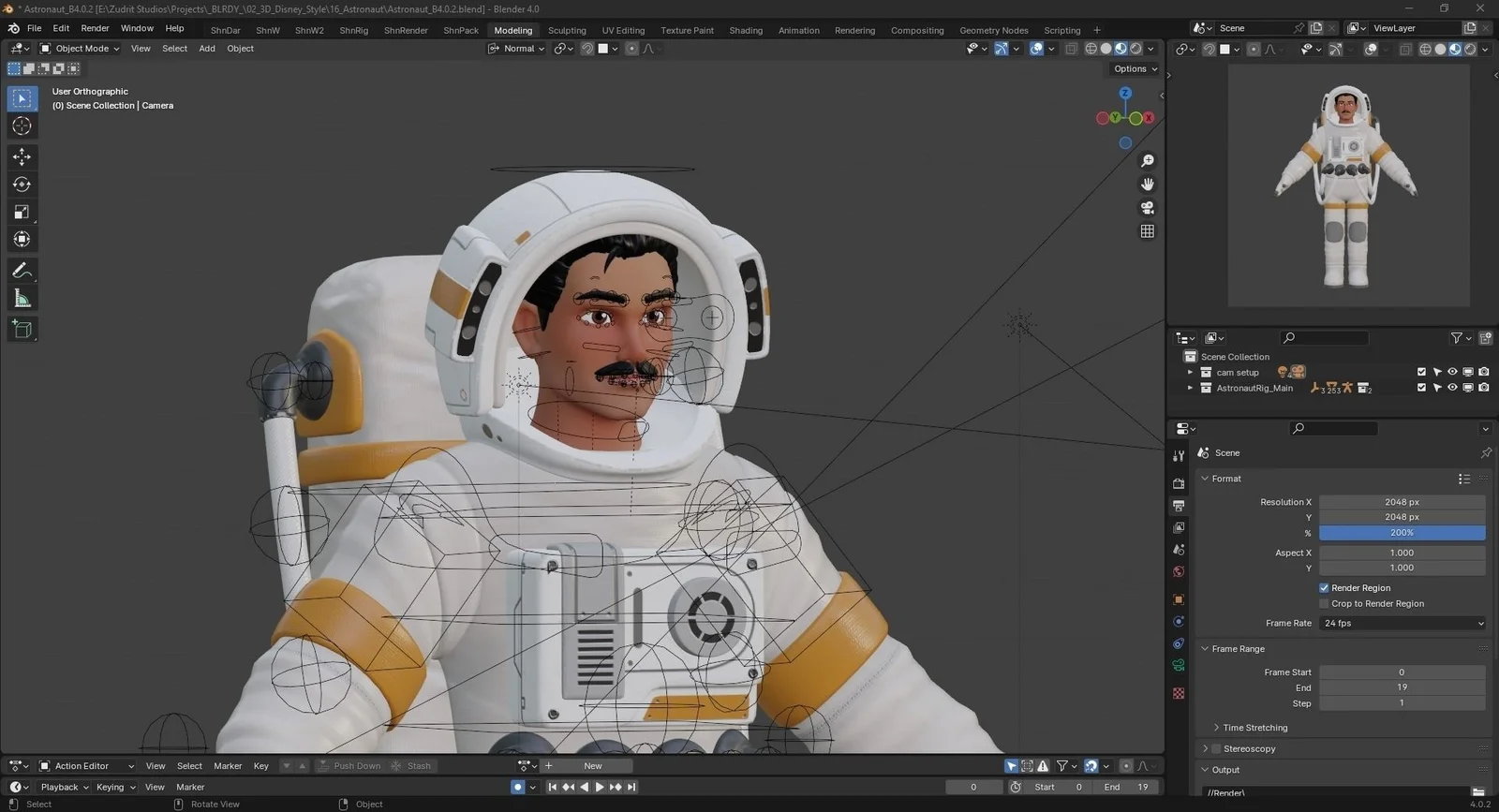Cartoon Astronaut screenshot 6