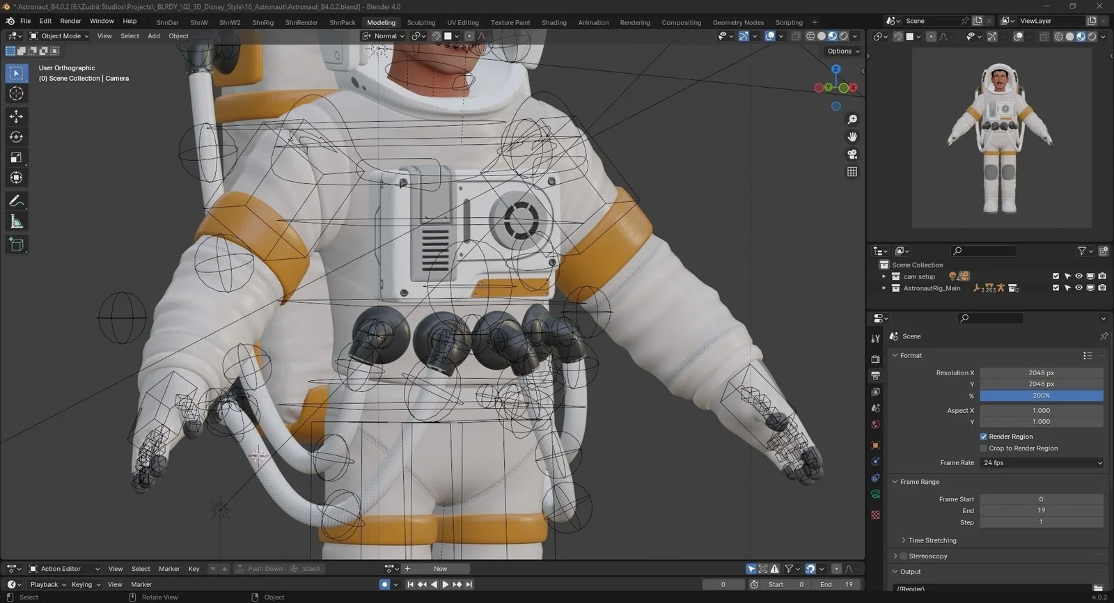 Cartoon Astronaut screenshot 7