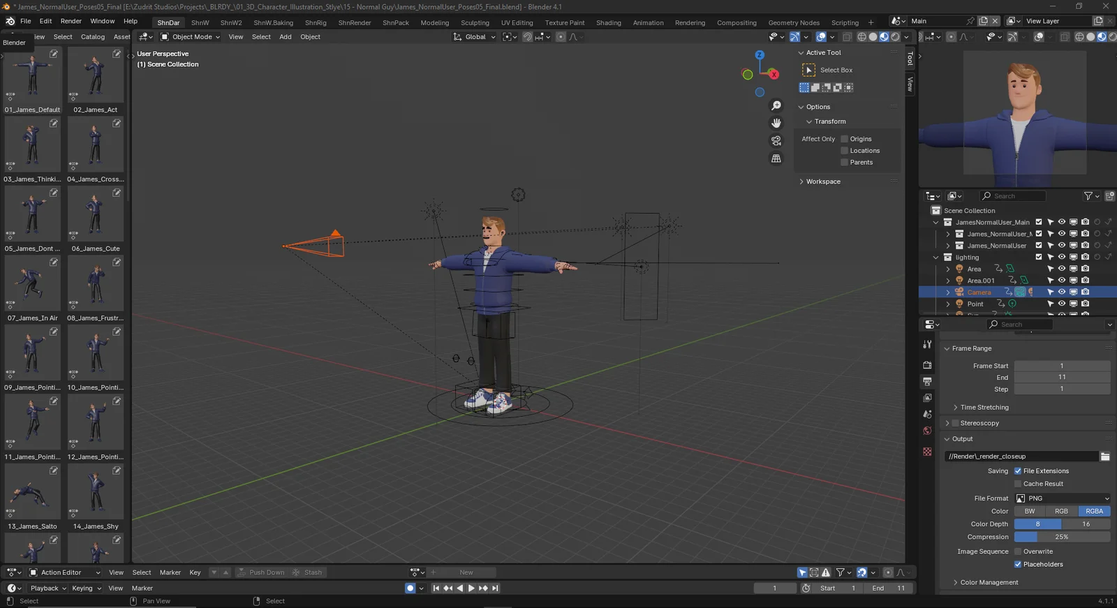Cartoon Man Rigged screenshot 4