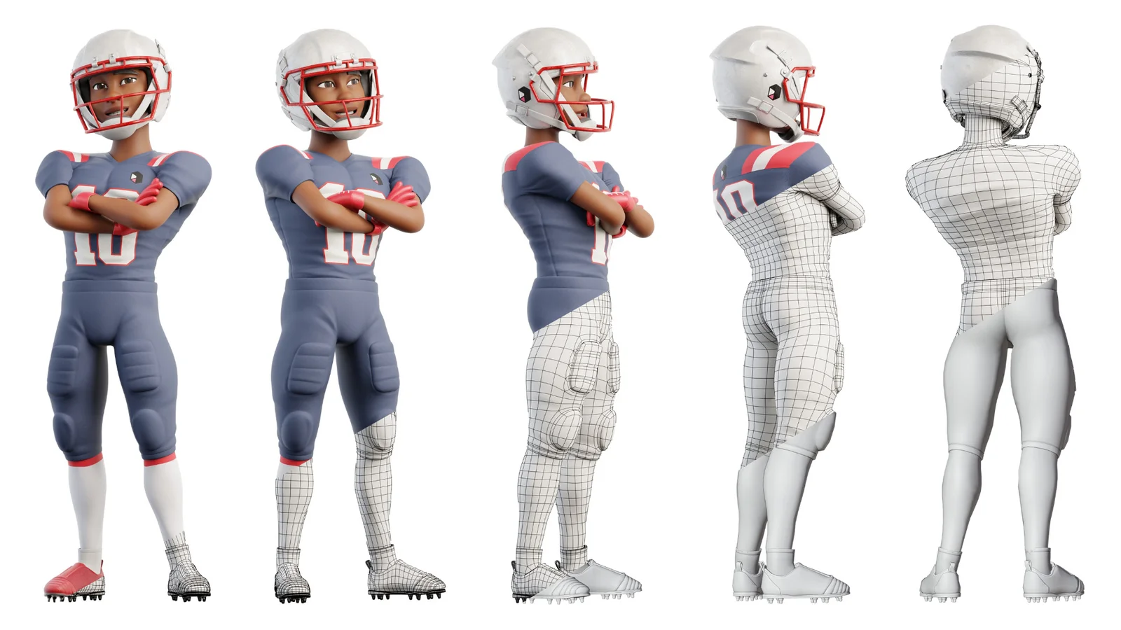 Cartoon NFL Football Player screenshot 8