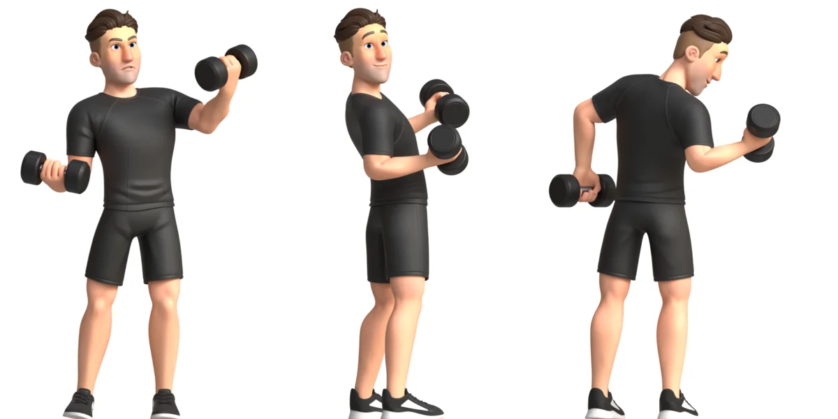 Cartoon Pixar Fitness Man screenshot 6