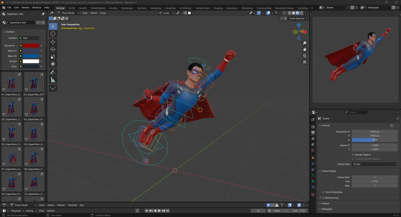 Cartoon Superhero Man screenshot 2