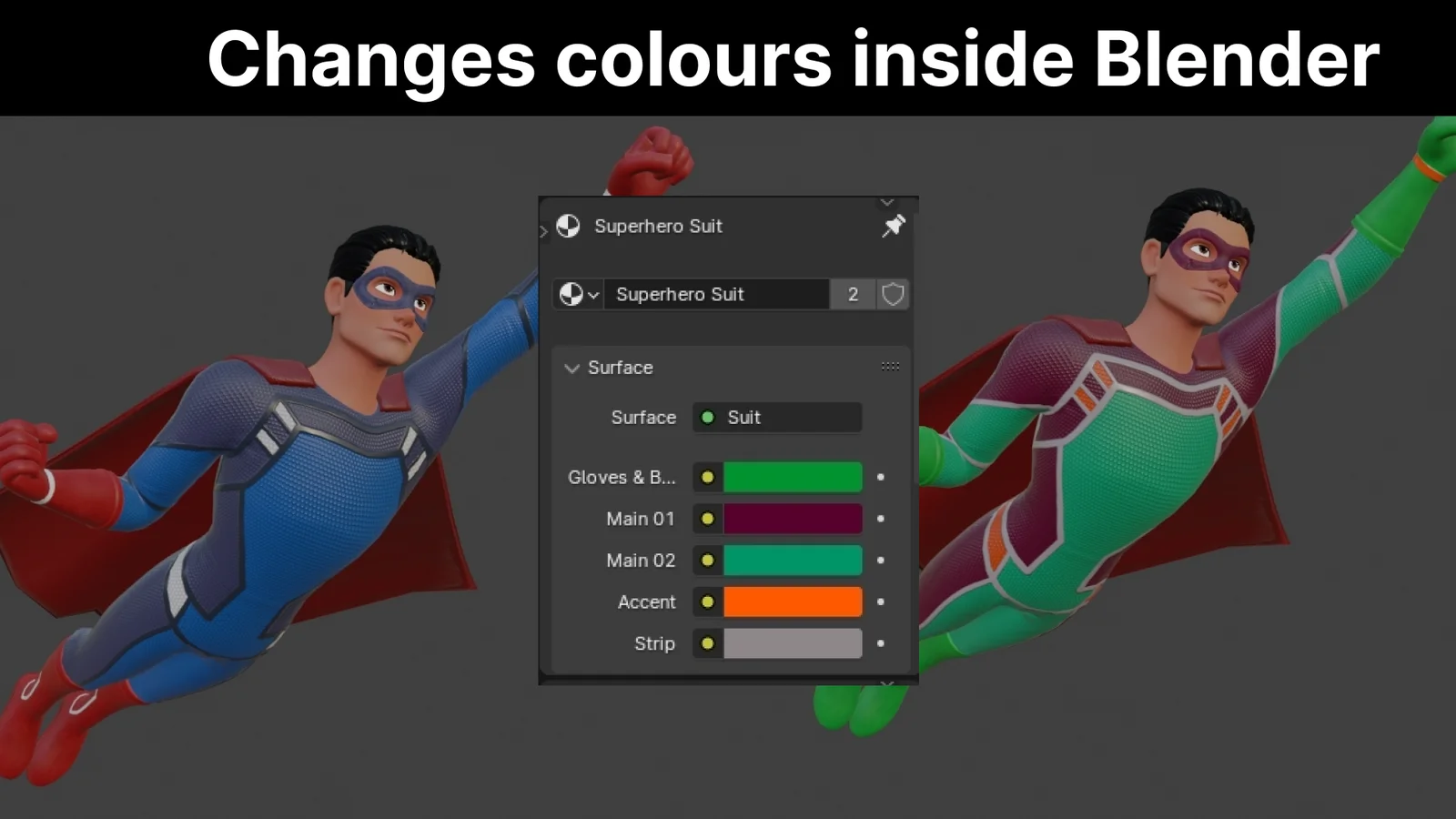 Cartoon Superhero Man screenshot 5