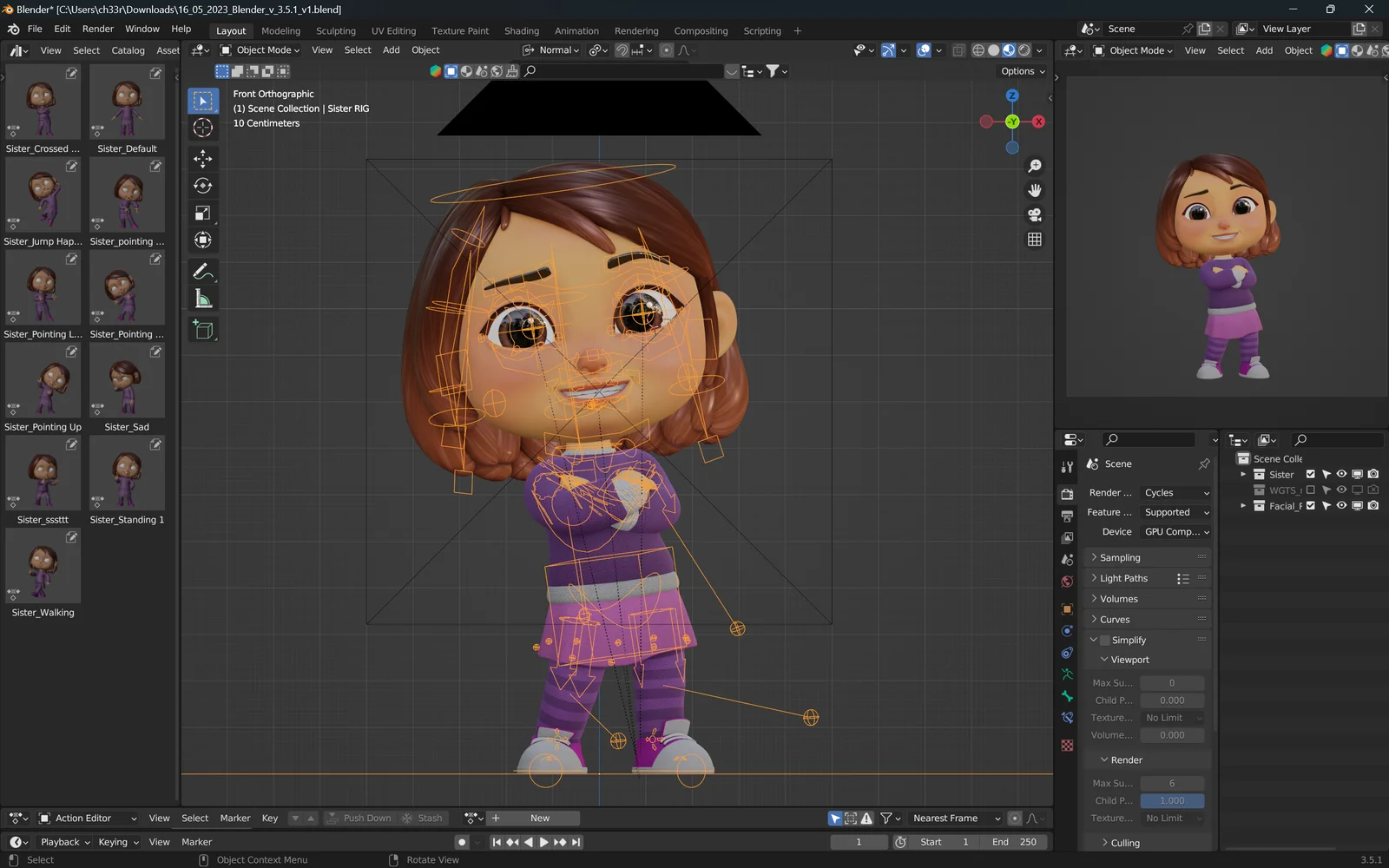 Cartoon White Girl screenshot 5