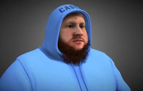 Caseoh 3D Model - Blender 3d models