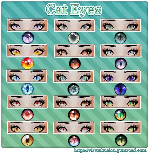 Cat Eye Pack - Blender textures & materials