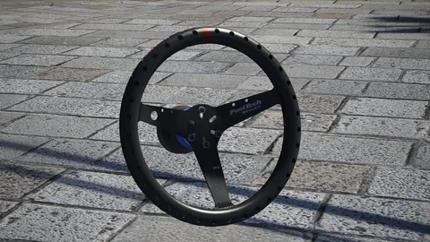 Fueltech Shutt FTR 355 Steering Wheel - Blender 3d models