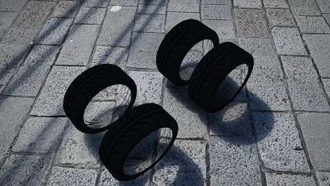 CDT Kenda UHP Tyres - Blender 3d models