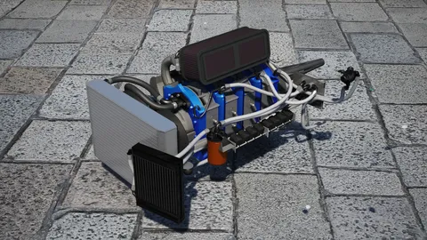 PPRE NA 4-Rotor Engine - Blender 3d models