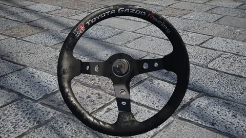 Toyota Gazoo Racing Steering Wheel - Blender 3d models