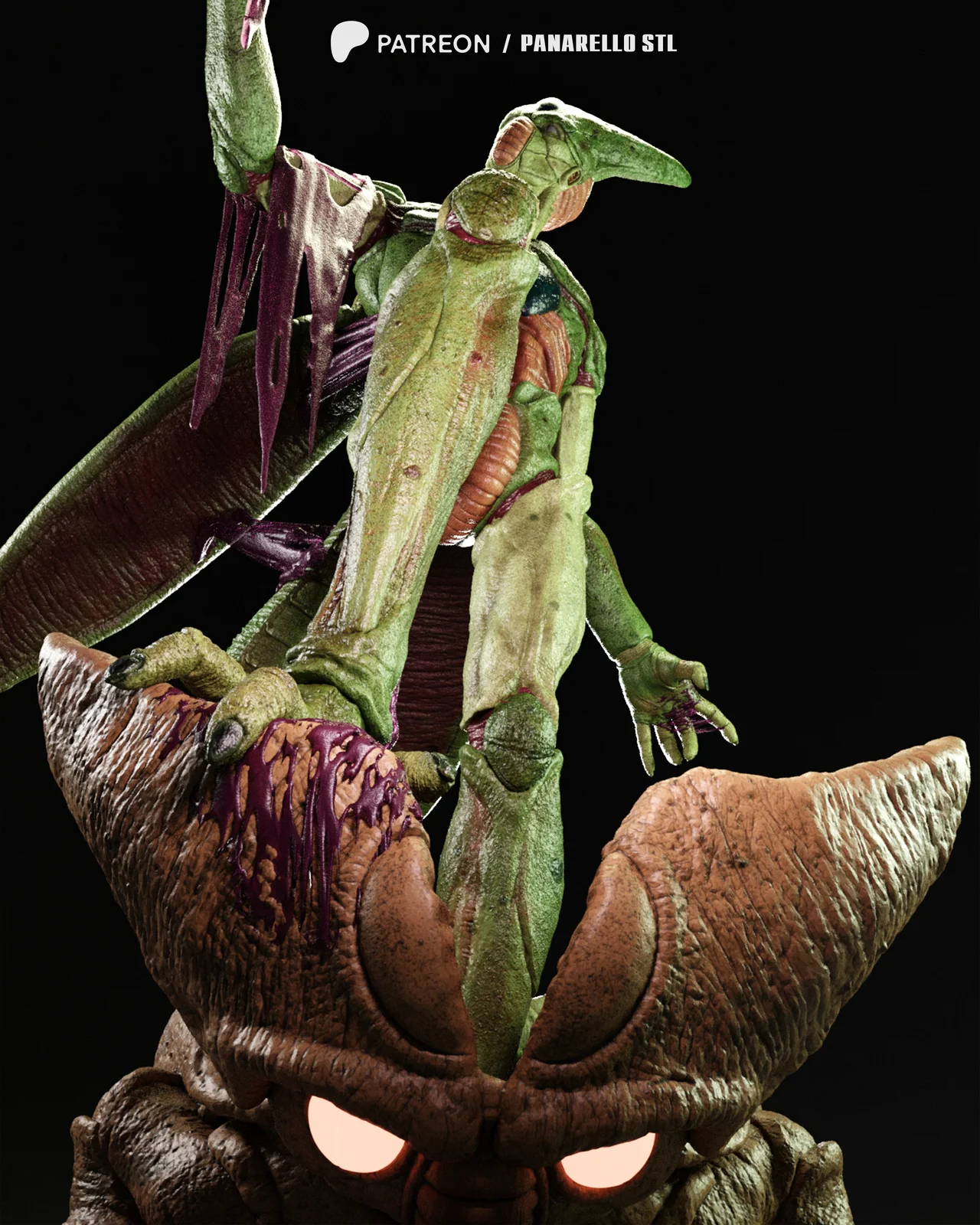 Imperfect Cell Statue screenshot 5