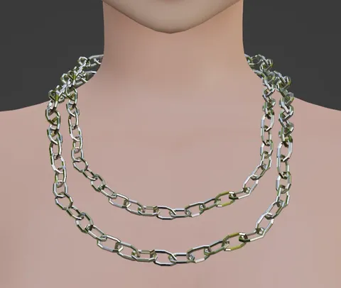 Chain Necklace - Blender 3d models