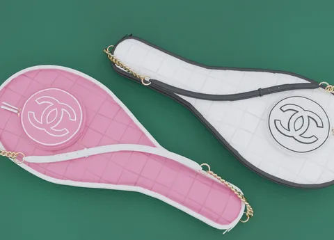 Chanel Tennis Bag - Blender 3d models