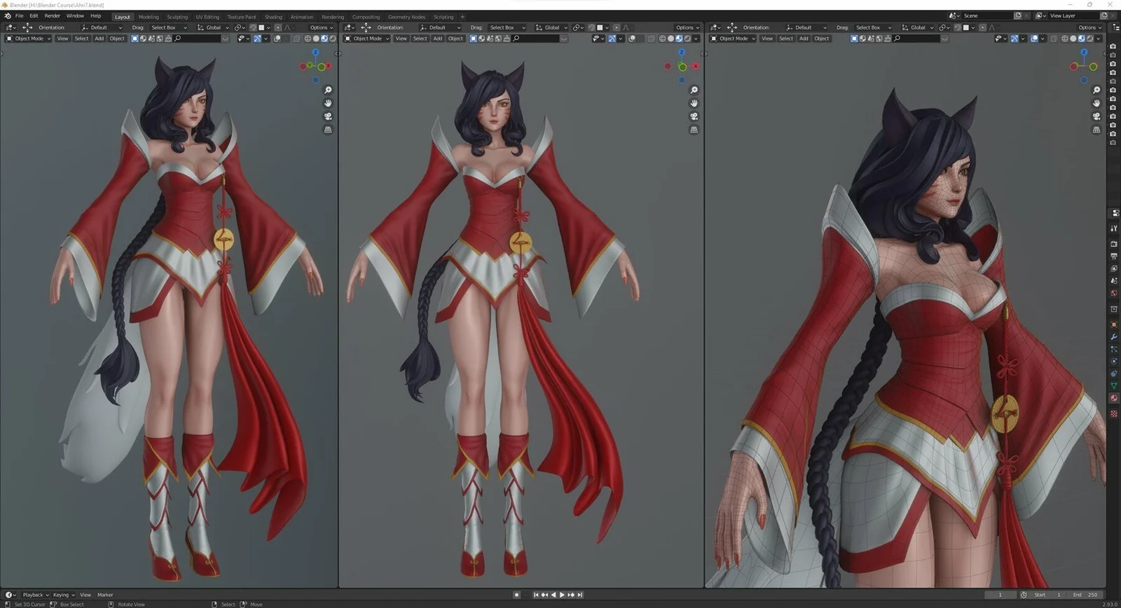 Character Modeling Process screenshot 2
